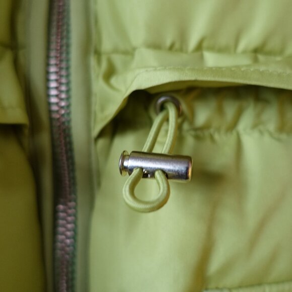 J. Crew vivid chartreuse Chateau puffer Primaloft jacket coat SM S Small - Picture 13 of 16